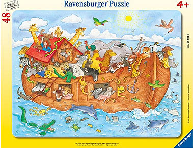 Kartonpuzzle Ravensb +4 Die grosse Arche Noah